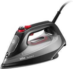 [SI9281BK] Braun SI9281BK, plancha de vapor TextStyle 9, 3100w, suela Freeglide 3D, antigoteo