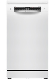 [SPS4EMW61E] Bosch SPS4EMW61E, lavavajillas libre instalación, ancho 45 cm, 3ª bandeja, clase D, inox, Serie 4