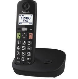 [KXTGU110exb] Panasonic KX-TGU110, Teléfono inalámbrico, teclas grandes, 100 elementos de agenda