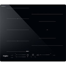 [WF S9860 CPNE] Whirlpool WF S9860 , Placa de inducción , 3 fuegos, controles frontales, zona FlexiCoo, FlexiSidek