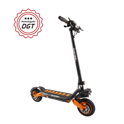 [PZ0006] Patinete ZWHEEL ZCOUGAR DUO PZ0006, Potencia nominal 2x500W, Potencia 800W a 1600W, Velocidad 25km/h, Autonomía hasta 70km, Homologado DGT, Tracción delantera y trasera, Tiempo de carga 8-10h