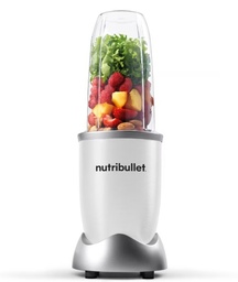 [NB907W] Nutribullet NB907W, batidora de vaso personal, 900w, cuchilla de 6 filos, vasos de 900ml y de 700ml, tapa incluida, sin BPA, blanco
