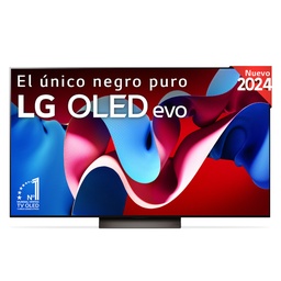 [OLED65C44LA] LG OLED65C44LA, Televisor 65" OLED 4K, Procesador a9 4K con AI, Dolby Vision, Dolby Atmos, 144 Hz, WebOS24