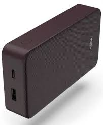 [00201712] Hama 00201712, Batería Externa,10.000 mAh , carga rápida, USB A, USB C, Morado burdeos