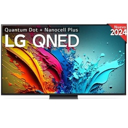 [75QNED87T6B] LG 75QNED87T6B, TV QNED 75" UHD 4K, procesador inteligente 4K α8, Smart TV, DVB-T2 (H.265), negro