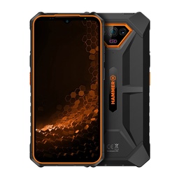 [TLHAIRVO] Teléfono ruggerizado Hammer, IRON V, Memoria Ram 6GB, Memoria interna 64GB, Batería 6320mAh, Color naranja
