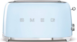 [TSF02PBEU] Smeg TSF02PBEU, tostadora, ranuras extralargas, 6 niveles de tostado, color azul