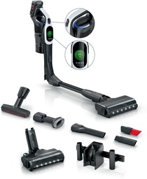 [BCS1041WAC] Bosch BCS1041WAC, aspirador sin cable, MicroClean, TurboSpin, unlimited 10, blanco