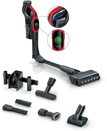 [BCS1041PET] Bosch BCS1041PET, aspirador sin cable, MicroClean, TurboSpin, unlimited 10, ProAnimal, rojo