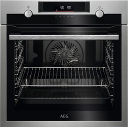 [BPE535060M] AEG BPE535060M, horno multifunción pirolítico, serie 6000, SurroundCook, inox, clase A+