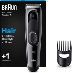 [HC 5310] Braun HC 5310, cortapelos con 9 ajustes de longitud, series 5, color negro