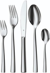 [estuche 30 piezas aktion] WMF Aktion, cubertería palma de 30 piezas, Cromargan, 5 tipos de cubiertos