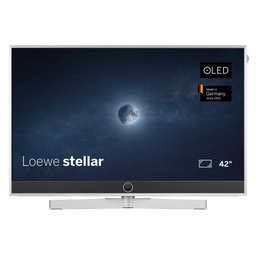 [STELLAR 42 DR+ concrete] Loewe STELLAR 42 DR+, Smart Tv 42", OLED, 4K, HDR, Dolby Atmos, concrete