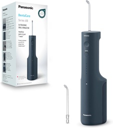 [EW-DJ66-A303] Panasonic EW-DJ66-A303, irrigador bucal recargable ultrasónico, 200ml, 2 boquillas, 5 niveles, azul