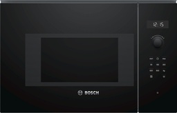 [BFL524MB0] Bosch BFL524MB0, microondas integrable con grill, serie 6, 20l, 800w, negro