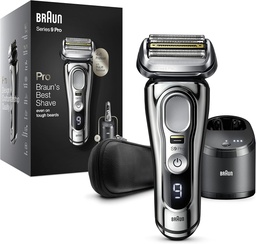 [9466cc] Braun 9466CC, afeitadora eléctrica, Series 9 Pro+, autonomía 90 min, color gris
