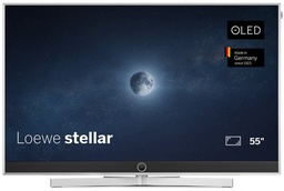 [STELLAR 55 DR+ Aluminio] Loewe STELLAR 55 DR+, Smart Tv 55", OLED, 4K, HDR, Dolby Atmos, aluminio