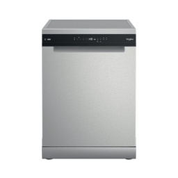[W7F HP33 X] WhirlPool W7F HP33 X, lavavajillas libre instalación, 60cm, NaturalDry, inox, clase D