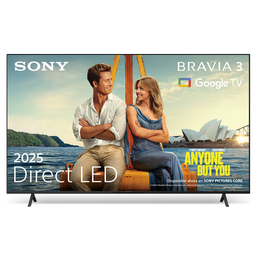 [K-55S3 GAMA 2025] Sony K55S3, Bravia 3, LED, 55", 4K Ultra HD, HDR, Google TV