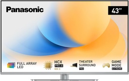 [TV43W93AE6] Panasonic TV-43W93AE6, Full Array LED, 43", 4K UHD 144 Hz, Dolby Vision IQ, Smart TV