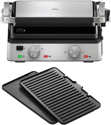 [CG7020] Braun CG7020, multigrill 7, 2000W, bandeja recogegrasa, controles de temperatura independientes, inox