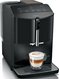 [TF301E09] Siemens TF301E09, cafetera superautomática, EQ300, negro, depósito de agua extraíble