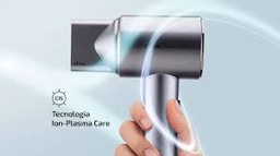 [BLDC Ion-Plasma Luxe] Ufesa BLDC Ion-Plasma Luxe, Secador 1600 W, 3 Temperaturas + Aire Frío, 2 Velocidades, Difusor Incluido, Secado Ultra-rápido 110.000 rpm, Plata