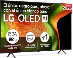 [OLED55B56LA] LG OLED55B56LA, TV OLED 55", 4K, 120Hz, Procesador 4K IA α8 Gen2, Smart TV