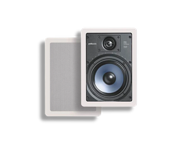 [PKRC65I] Polk RC-65i, Pareja de altavoces empotrables en techo, Cuadrados, Woofer de 16,5 cm, Tweeter cúpula blanda de 1,9 cm orientable