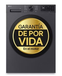 [F4X5009TBB] LG F4X5009TBB, lavadora de carga frontal, TurboWash 360º, vapor, 9KG, 1400RPM, Clase A - 40%, Serie 500