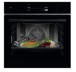 [TP9SB831AB] AEG TP9SB831AB, Horno de vapor Serie 9000 ProAssist con SteamPro con Display CookSmart Touch+ 7,8 '', con WiFi