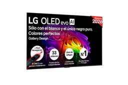 [OLED55G64LW] LG OLED55G64LW, TV OLED 55", 4K, 120Hz, procesador 4K IA α11 Gen3, Smart TV