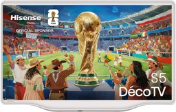 [32S5Q] HISENSE FHD TV 32" 32S5Q QLED,Pulgadas, Diseño artístico, Dolby Atmos