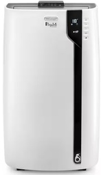 [PACEX100SILENT] DeLonghi Pinguino PACEX100SILENT, aire acondicionado portátil, panel de control LED, solo ventilador y de deshumidificación, 10 000 BTU/h, Clase A++