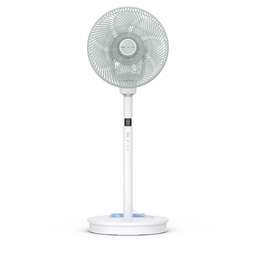 [QV5050F0] Rowenta QV5050F0, Ventilador de pie 3 en 1, Uso con o sin cable, Silencioso, 3 alturas, 20 velocidades, 3 modos automáticos y temporizador de 12 horas